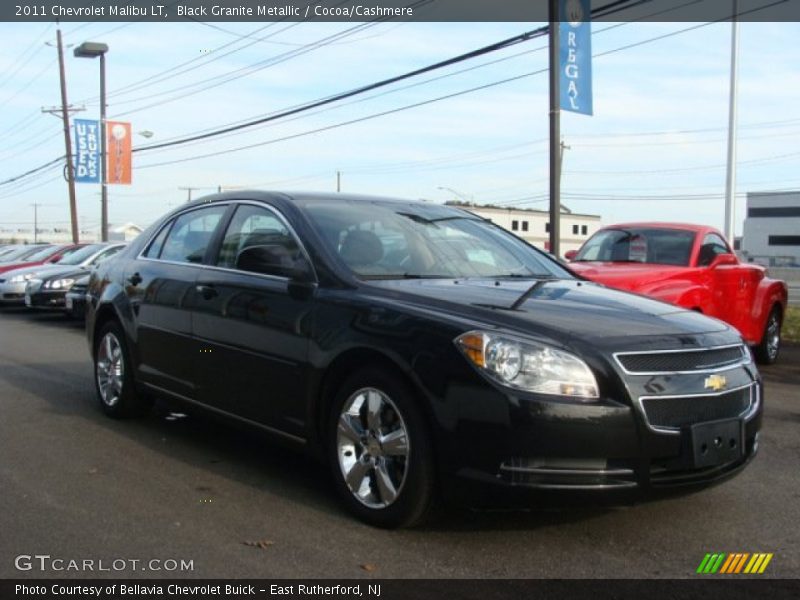 Black Granite Metallic / Cocoa/Cashmere 2011 Chevrolet Malibu LT