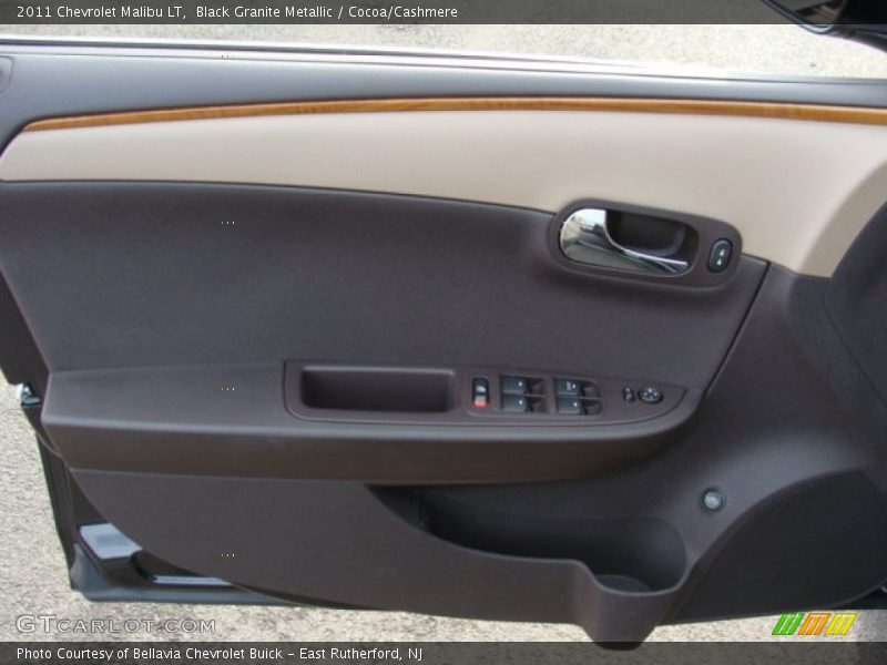 Black Granite Metallic / Cocoa/Cashmere 2011 Chevrolet Malibu LT