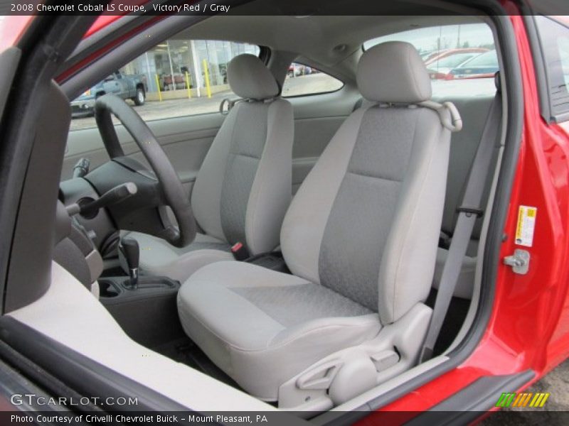 Front Seat of 2008 Cobalt LS Coupe