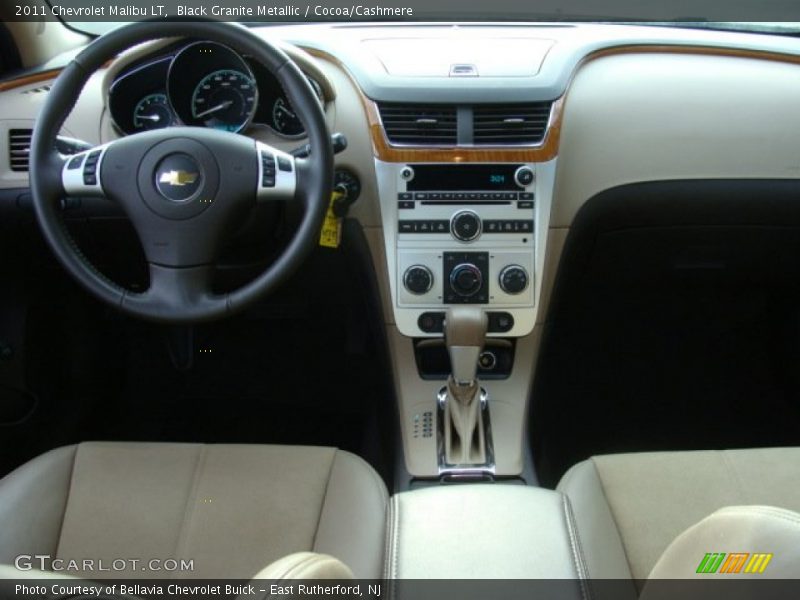 Black Granite Metallic / Cocoa/Cashmere 2011 Chevrolet Malibu LT
