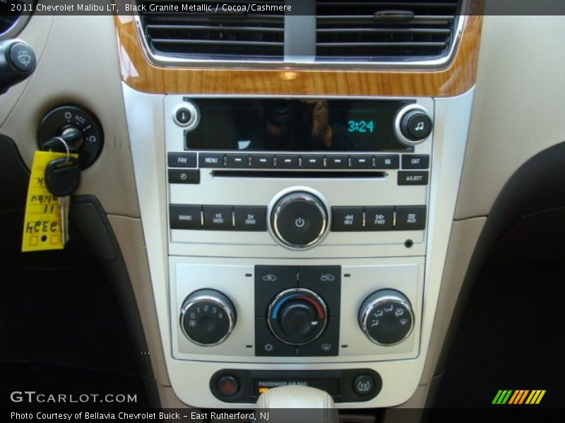 Black Granite Metallic / Cocoa/Cashmere 2011 Chevrolet Malibu LT
