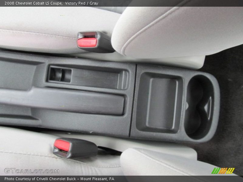 Victory Red / Gray 2008 Chevrolet Cobalt LS Coupe