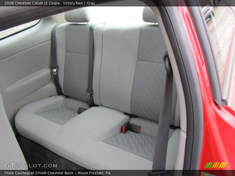 Victory Red / Gray 2008 Chevrolet Cobalt LS Coupe