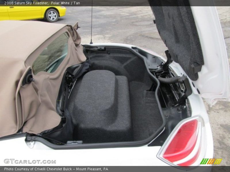 Polar White / Tan 2008 Saturn Sky Roadster