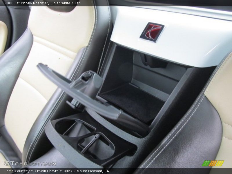 Polar White / Tan 2008 Saturn Sky Roadster