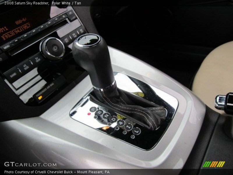 Polar White / Tan 2008 Saturn Sky Roadster