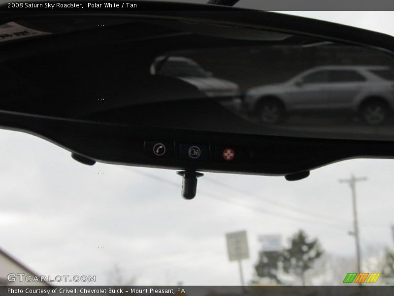 Polar White / Tan 2008 Saturn Sky Roadster
