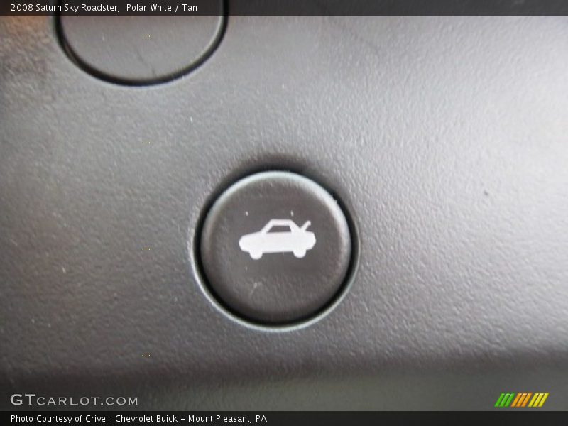 Polar White / Tan 2008 Saturn Sky Roadster