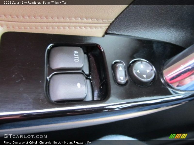 Polar White / Tan 2008 Saturn Sky Roadster