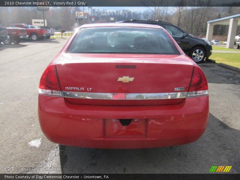 Victory Red / Gray 2010 Chevrolet Impala LT