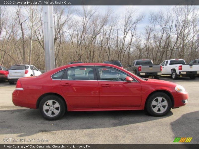 Victory Red / Gray 2010 Chevrolet Impala LT