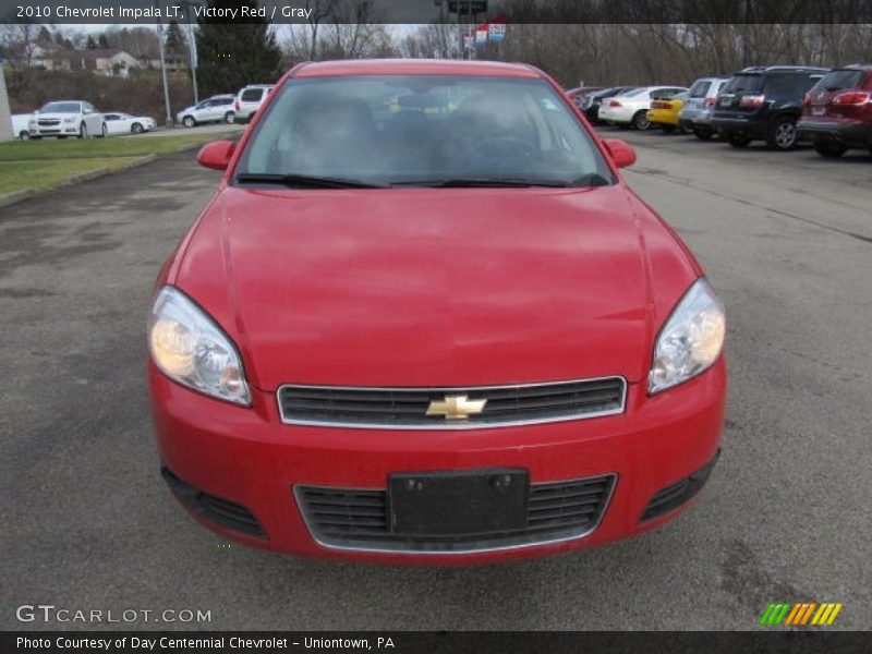 Victory Red / Gray 2010 Chevrolet Impala LT