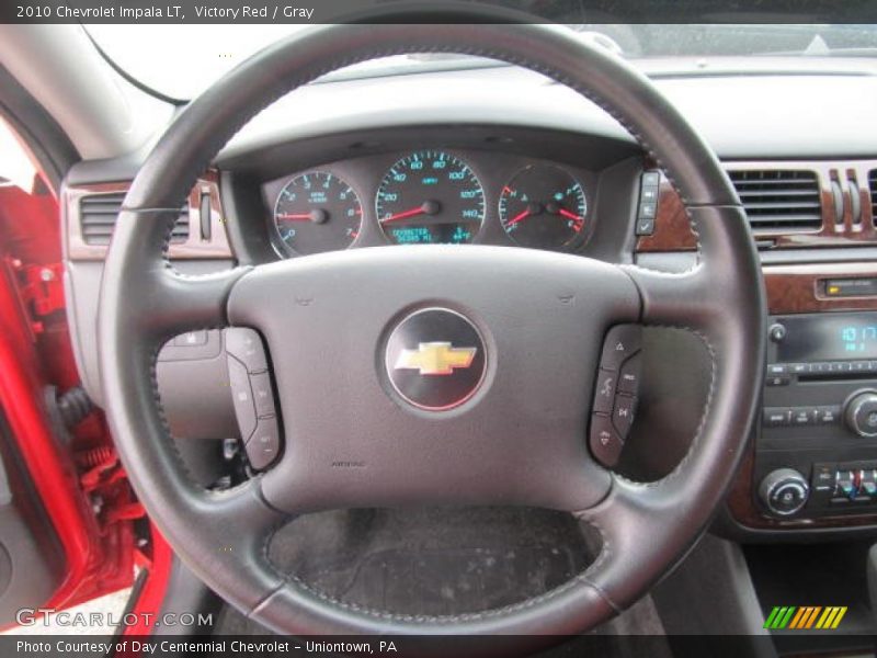 Victory Red / Gray 2010 Chevrolet Impala LT