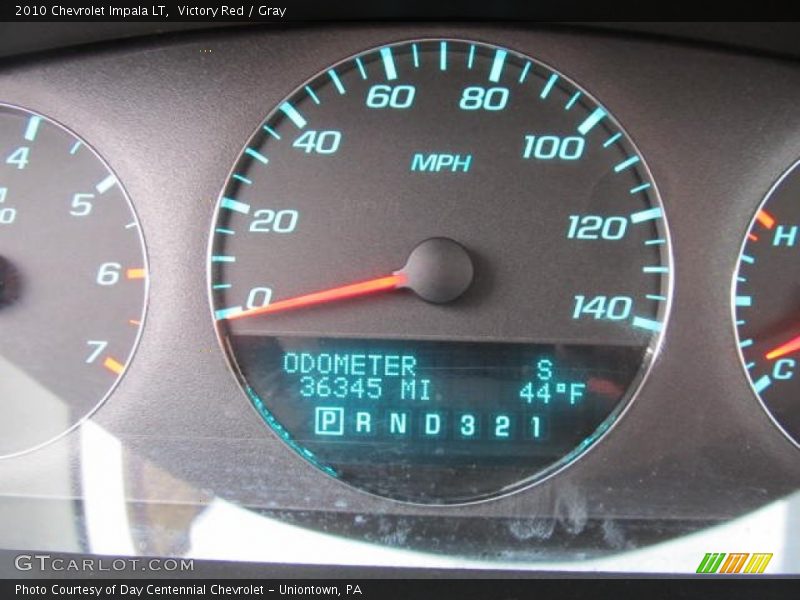 Victory Red / Gray 2010 Chevrolet Impala LT