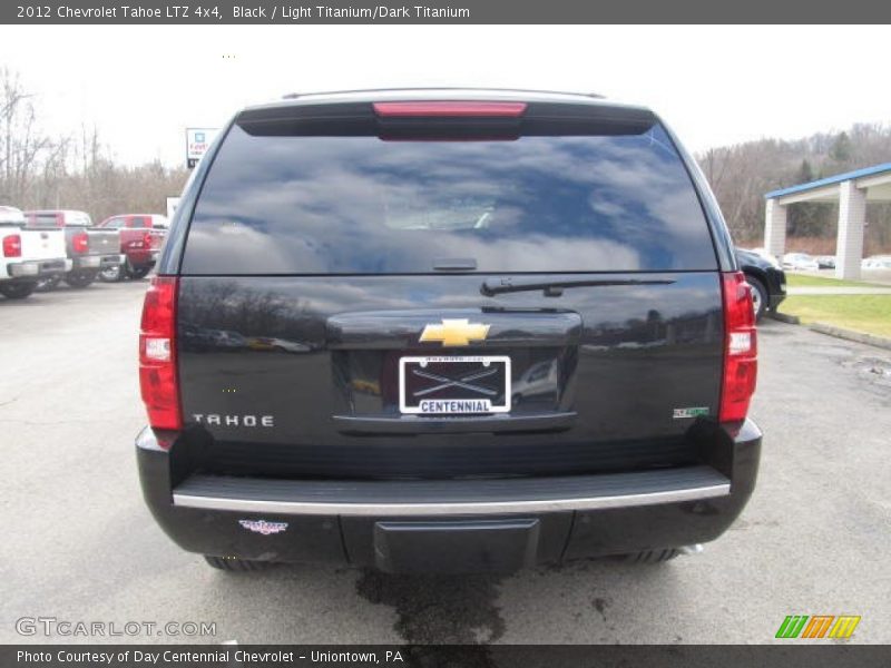 Black / Light Titanium/Dark Titanium 2012 Chevrolet Tahoe LTZ 4x4