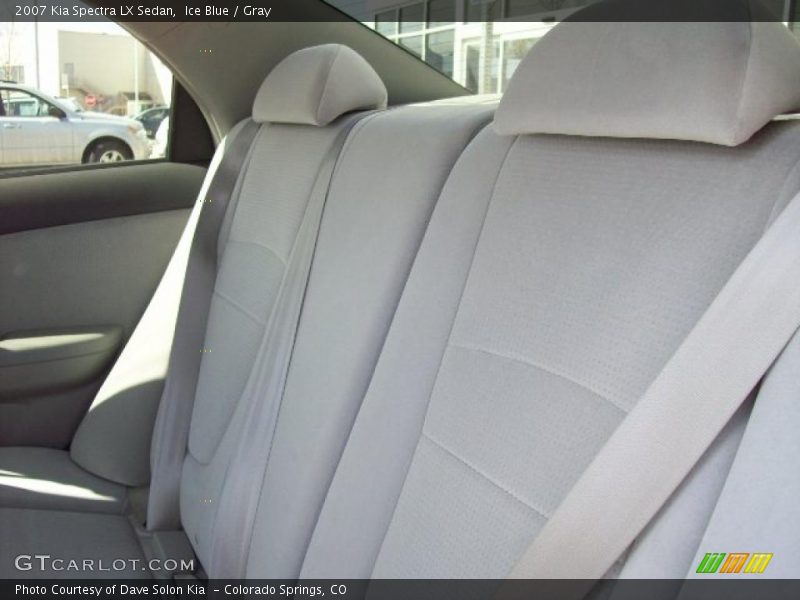 Ice Blue / Gray 2007 Kia Spectra LX Sedan