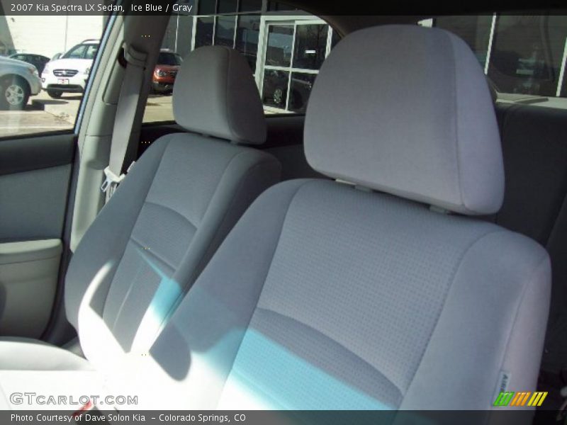 Ice Blue / Gray 2007 Kia Spectra LX Sedan