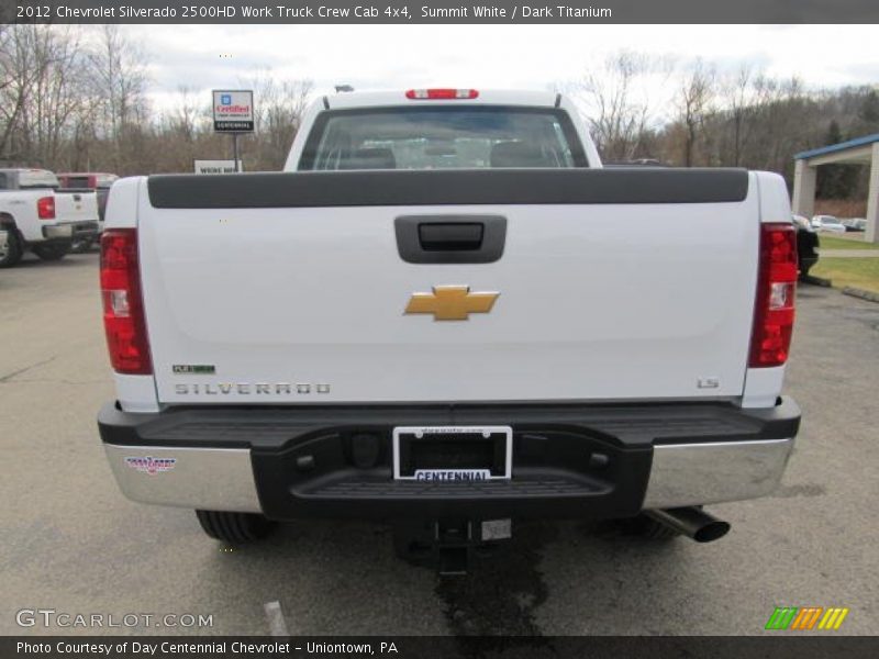Summit White / Dark Titanium 2012 Chevrolet Silverado 2500HD Work Truck Crew Cab 4x4