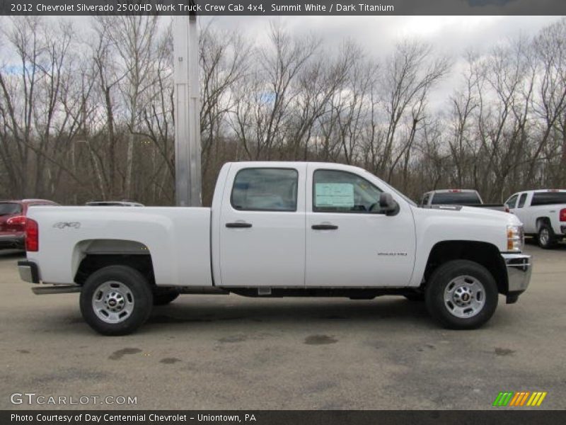 Summit White / Dark Titanium 2012 Chevrolet Silverado 2500HD Work Truck Crew Cab 4x4