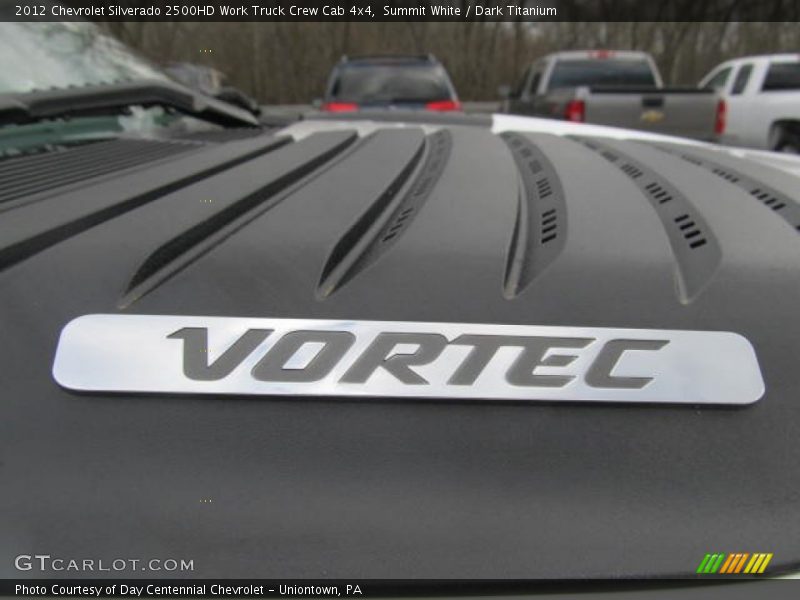 Summit White / Dark Titanium 2012 Chevrolet Silverado 2500HD Work Truck Crew Cab 4x4