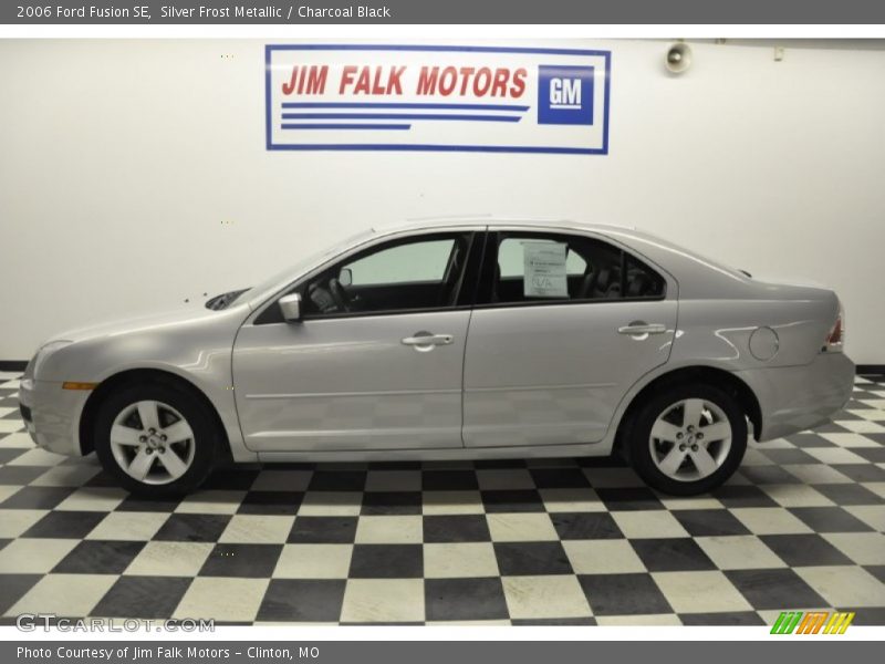 Silver Frost Metallic / Charcoal Black 2006 Ford Fusion SE