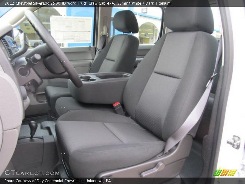 Summit White / Dark Titanium 2012 Chevrolet Silverado 2500HD Work Truck Crew Cab 4x4