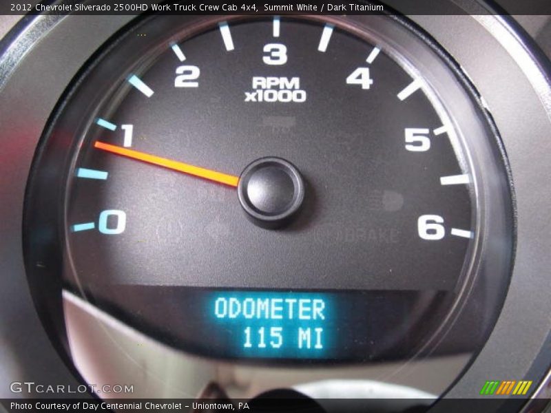 Summit White / Dark Titanium 2012 Chevrolet Silverado 2500HD Work Truck Crew Cab 4x4