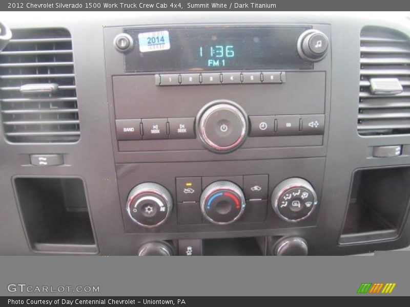 Summit White / Dark Titanium 2012 Chevrolet Silverado 1500 Work Truck Crew Cab 4x4