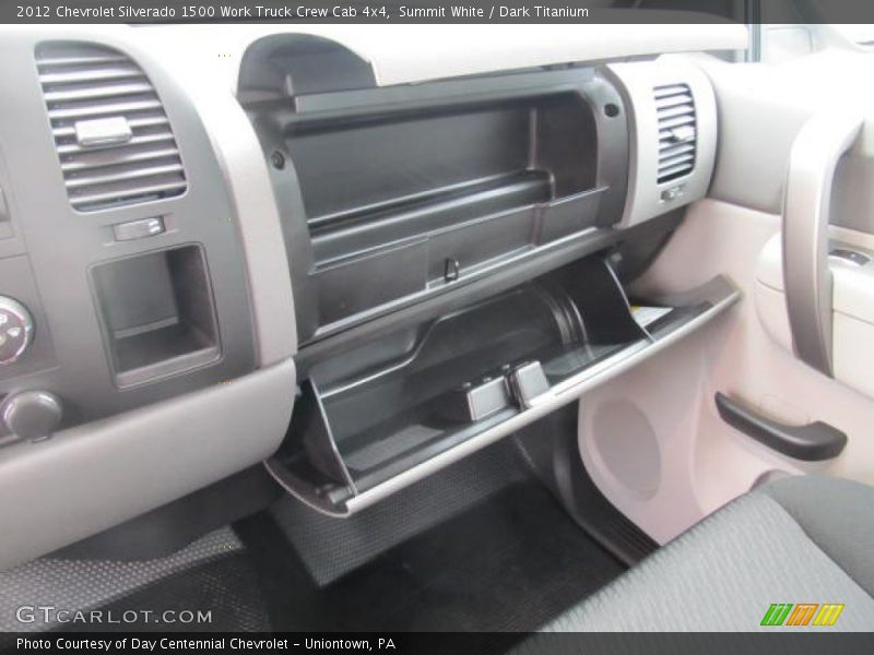 Summit White / Dark Titanium 2012 Chevrolet Silverado 1500 Work Truck Crew Cab 4x4