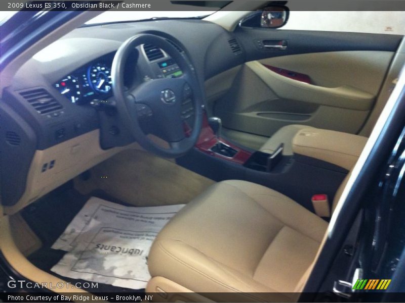Obsidian Black / Cashmere 2009 Lexus ES 350