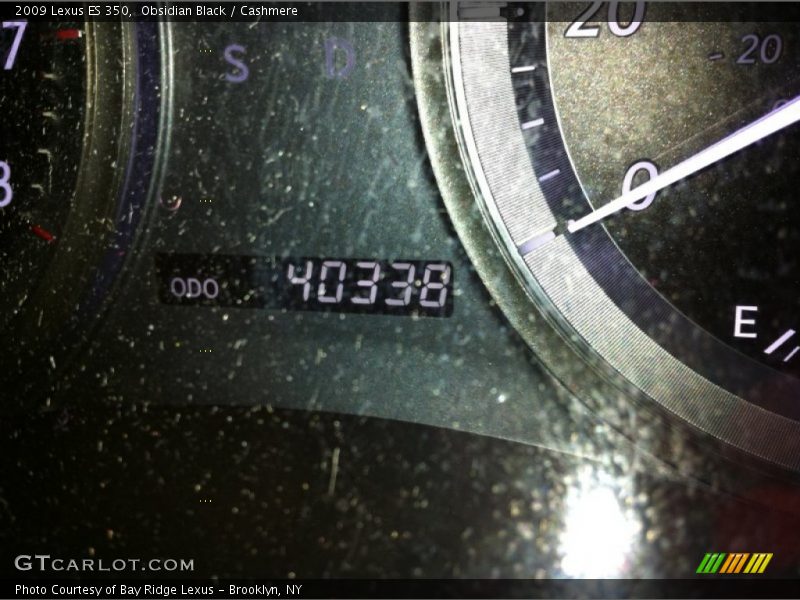 Obsidian Black / Cashmere 2009 Lexus ES 350