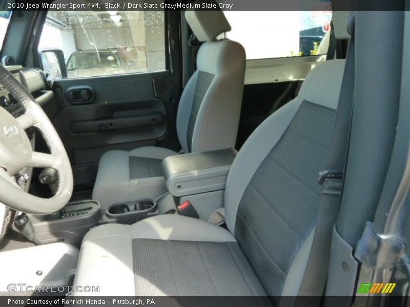 Black / Dark Slate Gray/Medium Slate Gray 2010 Jeep Wrangler Sport 4x4