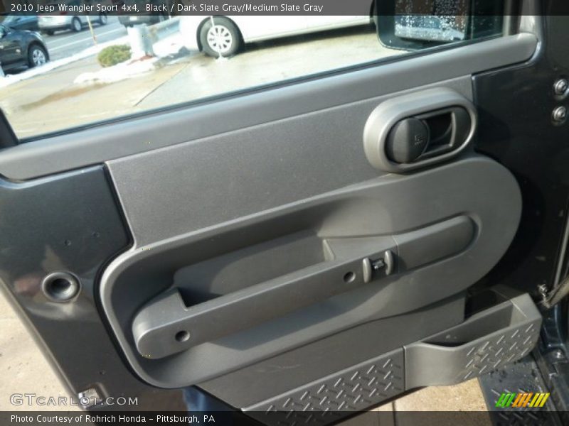 Black / Dark Slate Gray/Medium Slate Gray 2010 Jeep Wrangler Sport 4x4