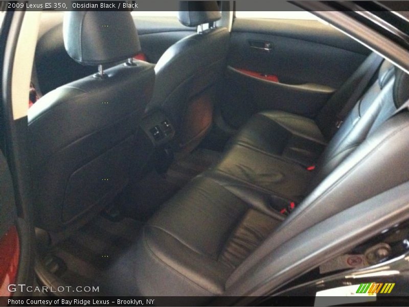 Obsidian Black / Black 2009 Lexus ES 350