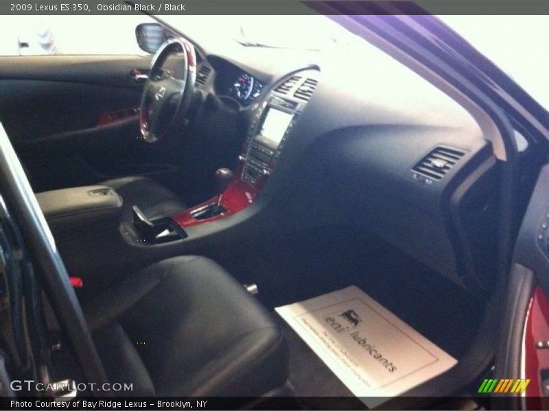 Obsidian Black / Black 2009 Lexus ES 350
