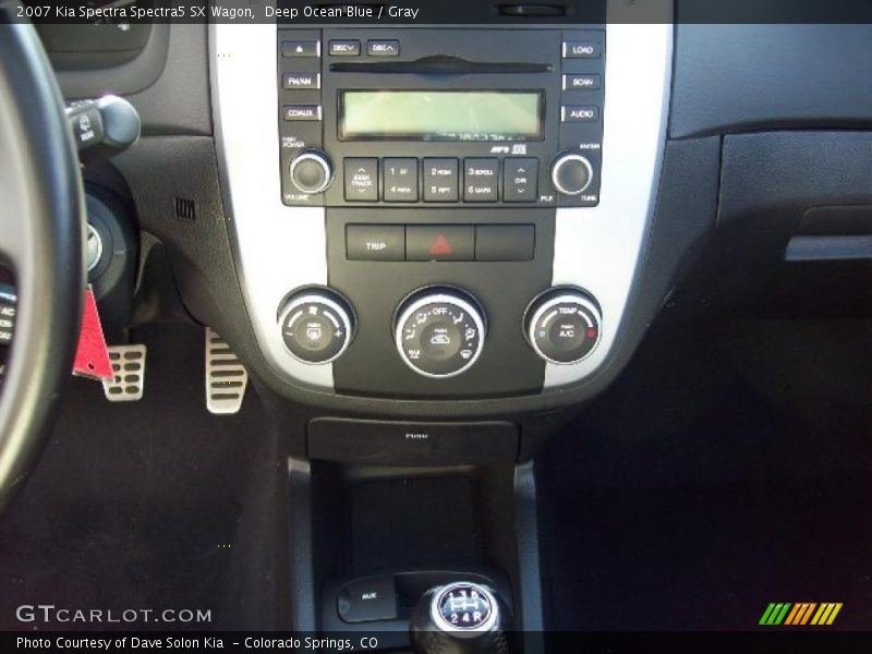 Deep Ocean Blue / Gray 2007 Kia Spectra Spectra5 SX Wagon