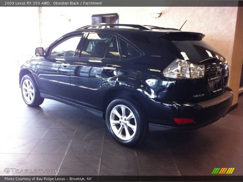 Obsidian Black / Parchment 2009 Lexus RX 350 AWD