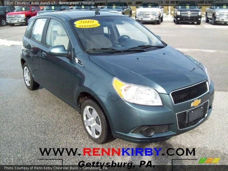 Wintergreen / Neutral 2010 Chevrolet Aveo Aveo5 LT