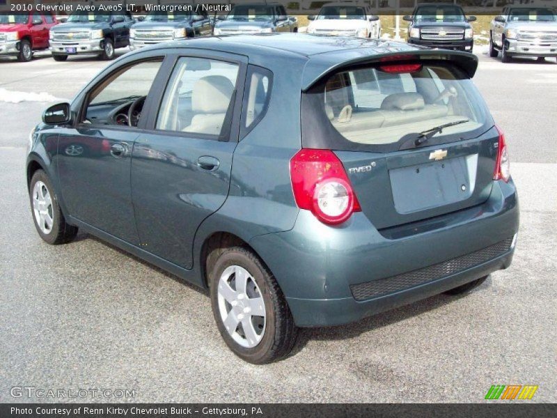 Wintergreen / Neutral 2010 Chevrolet Aveo Aveo5 LT