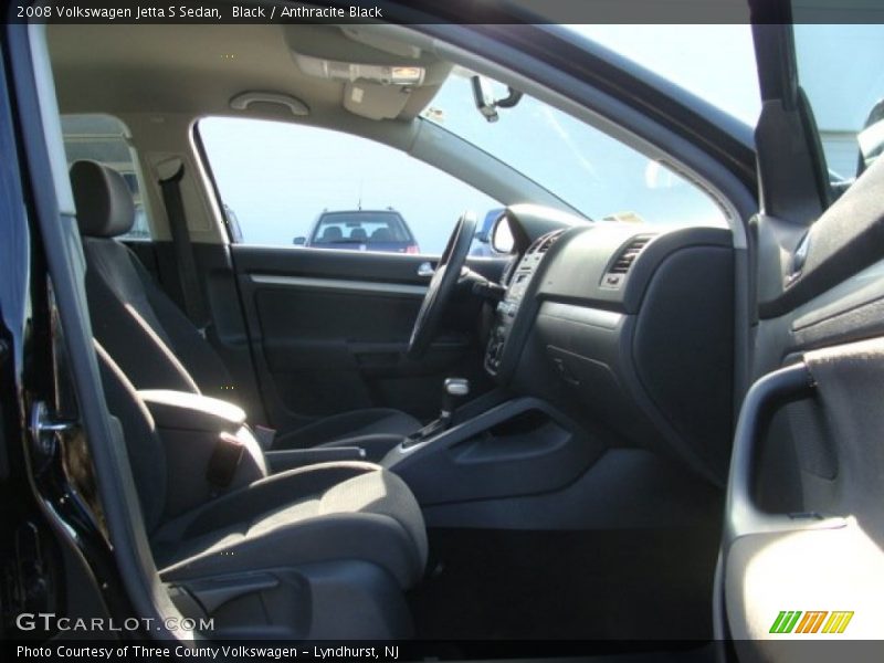 Black / Anthracite Black 2008 Volkswagen Jetta S Sedan