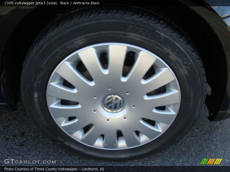 Black / Anthracite Black 2008 Volkswagen Jetta S Sedan