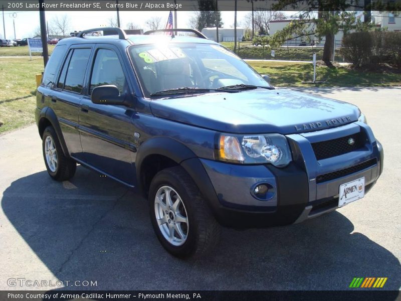 Cairns Blue / Alpaca Beige 2005 Land Rover Freelander SE