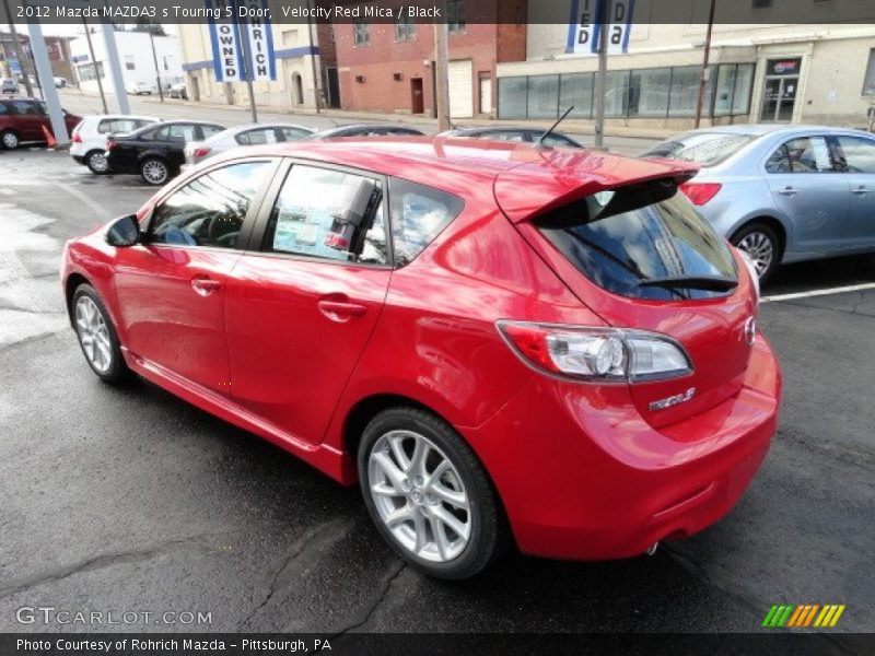 Velocity Red Mica / Black 2012 Mazda MAZDA3 s Touring 5 Door