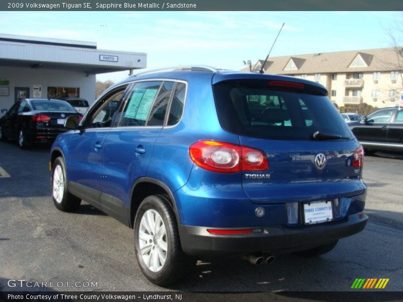 Sapphire Blue Metallic / Sandstone 2009 Volkswagen Tiguan SE