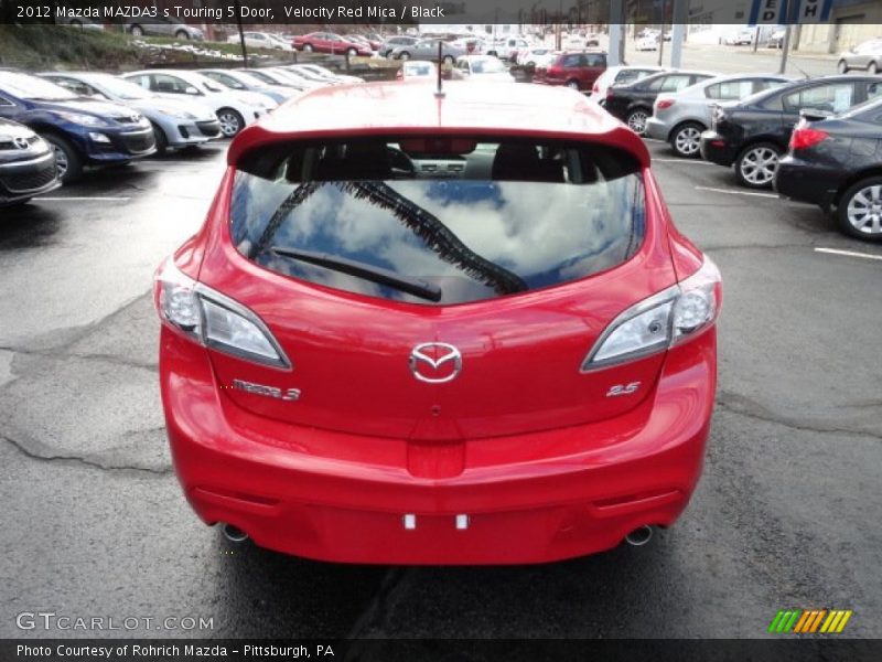 Velocity Red Mica / Black 2012 Mazda MAZDA3 s Touring 5 Door