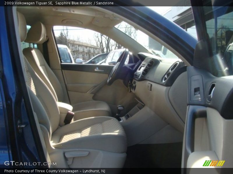 Sapphire Blue Metallic / Sandstone 2009 Volkswagen Tiguan SE