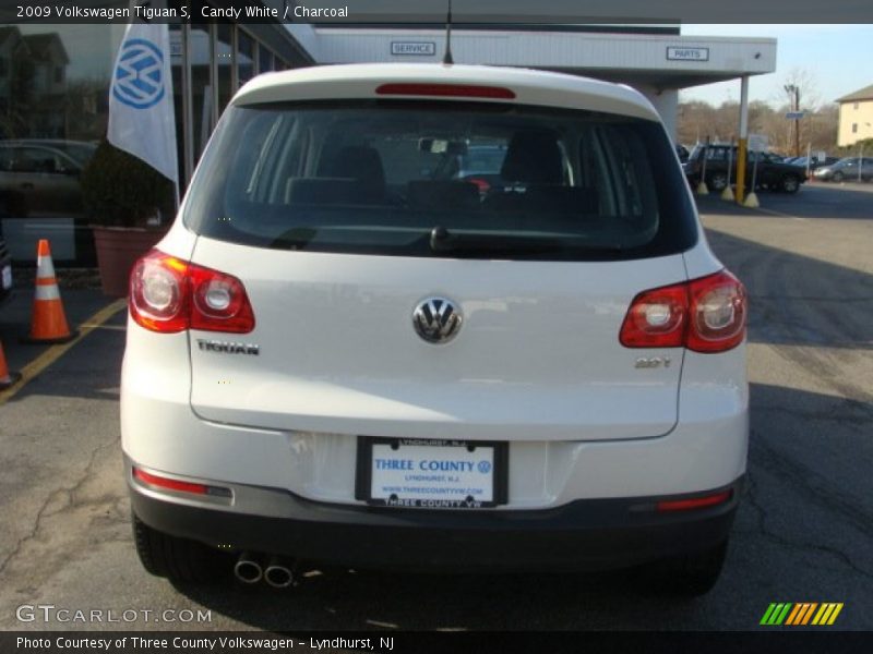 Candy White / Charcoal 2009 Volkswagen Tiguan S