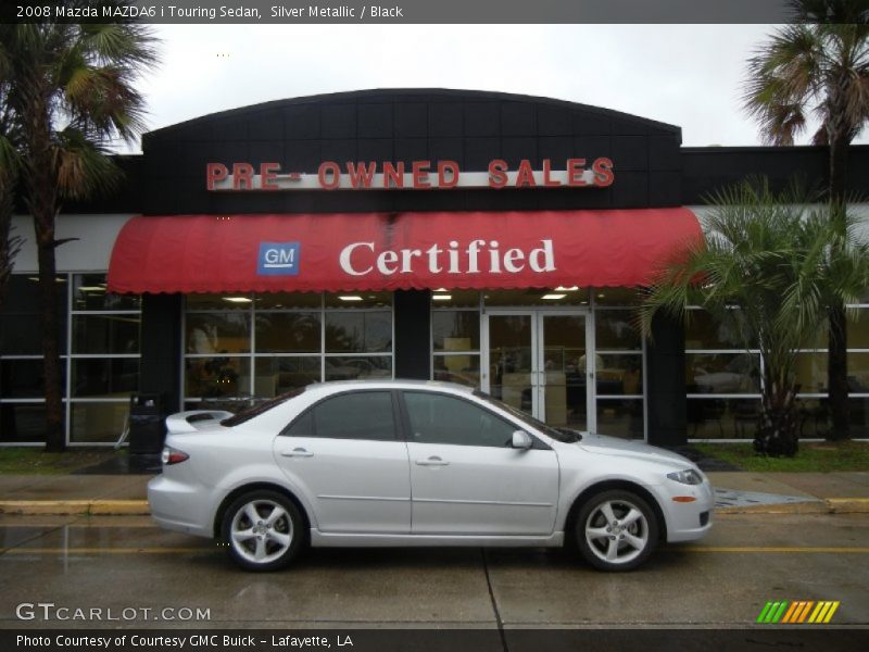 Silver Metallic / Black 2008 Mazda MAZDA6 i Touring Sedan
