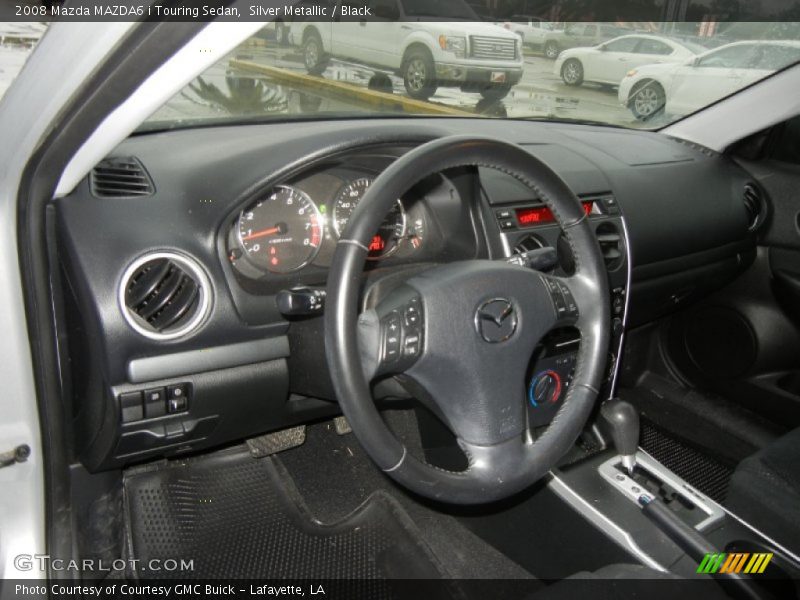Silver Metallic / Black 2008 Mazda MAZDA6 i Touring Sedan