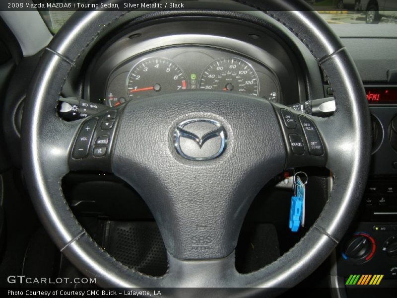 Silver Metallic / Black 2008 Mazda MAZDA6 i Touring Sedan